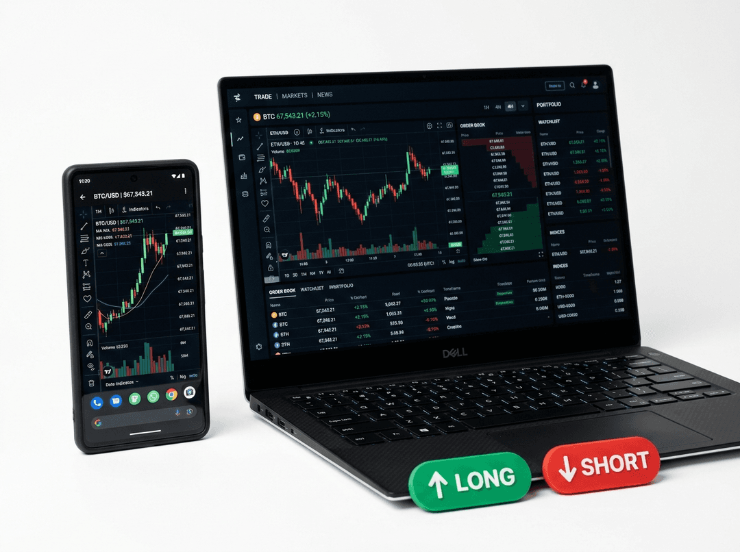 Smithson Capital mobile and desktop trading platforms